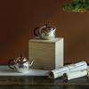 Wanqiantang Handmade Silver Relief Duoqiu Teapot