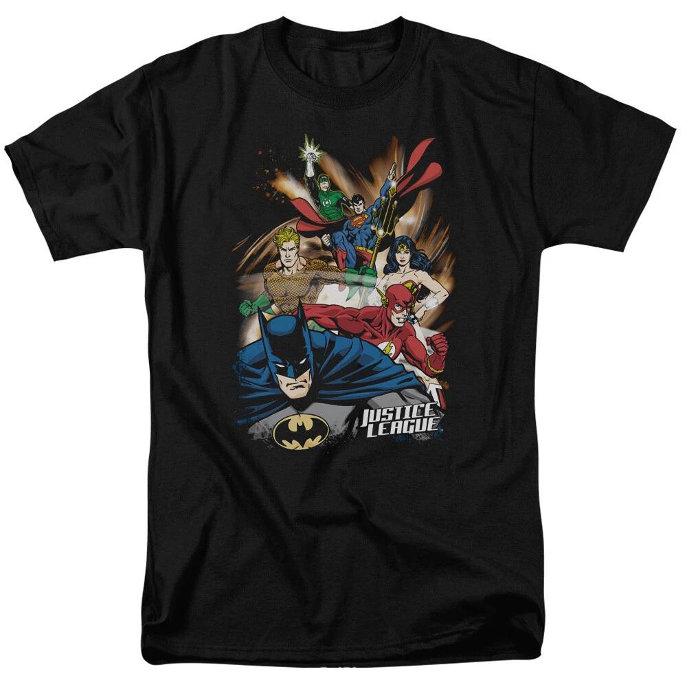 

Justice League Of America Starburst T-Shirt - Regular or Tank - to 6X S