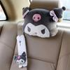 Kuromi Seat Belt Cover, Seat Belt Cushion, Set of 2, Car Accessories, Protects Shoulder