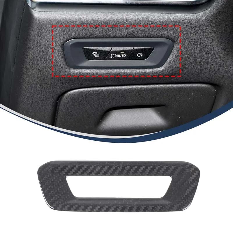 

For BMW X5 X6 X7 G05 G06 G07 2026-2026 Real Carbon Fiber Car Center Console Panel Decoration Cover Trim LHD Interior Accessories