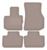Beige Velours-Fußmatten für: BMW X4 G02 SUV (2018-)