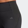 Adidas Solid High-Waist Leggings Women Bottoms Black HR5424
