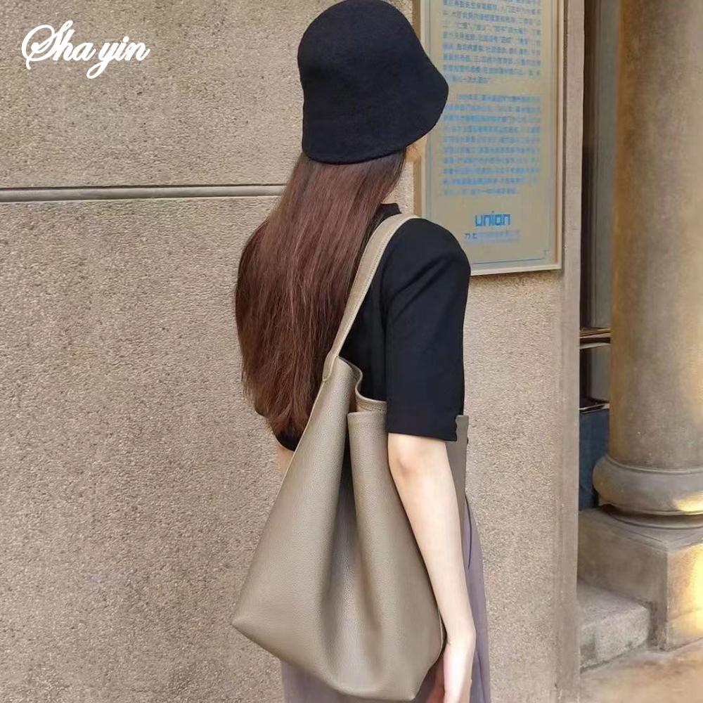 Large Capacity Women's Satchel Simple Fashion Sling Shoulder Tote Bag Shopping Outdoor Storage Shopping Bag Furniture Supplies