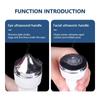 3 IN 1 Ultrasound Beauty Machine Ultrasonic Face Lifting Eye Massage Beauty Device Skin Care Pores Cleansing Facial SPA Massager