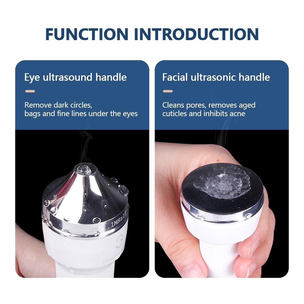 3 IN 1 Ultrasound Beauty Machine Ultrasonic Face Lifting Eye Massage Beauty Device Skin Care Pores Cleansing Facial SPA Massager