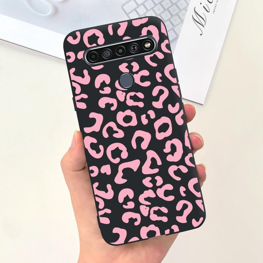 Para Funda LG K61 LMQ630EAW LM-Q630 Flor de Moda Suave Coque Fundas de Teléfono Para LG K61 2020 K 61 Cubierta Trasera de Silicona Para LGK61 Funda