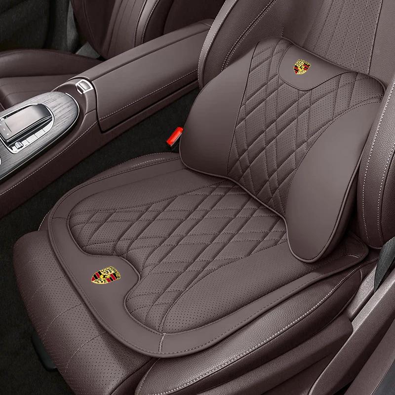 Porsche Cayenne, Macan, Panamera, 911/718 Car Headrest & Lumbar Support Cushions