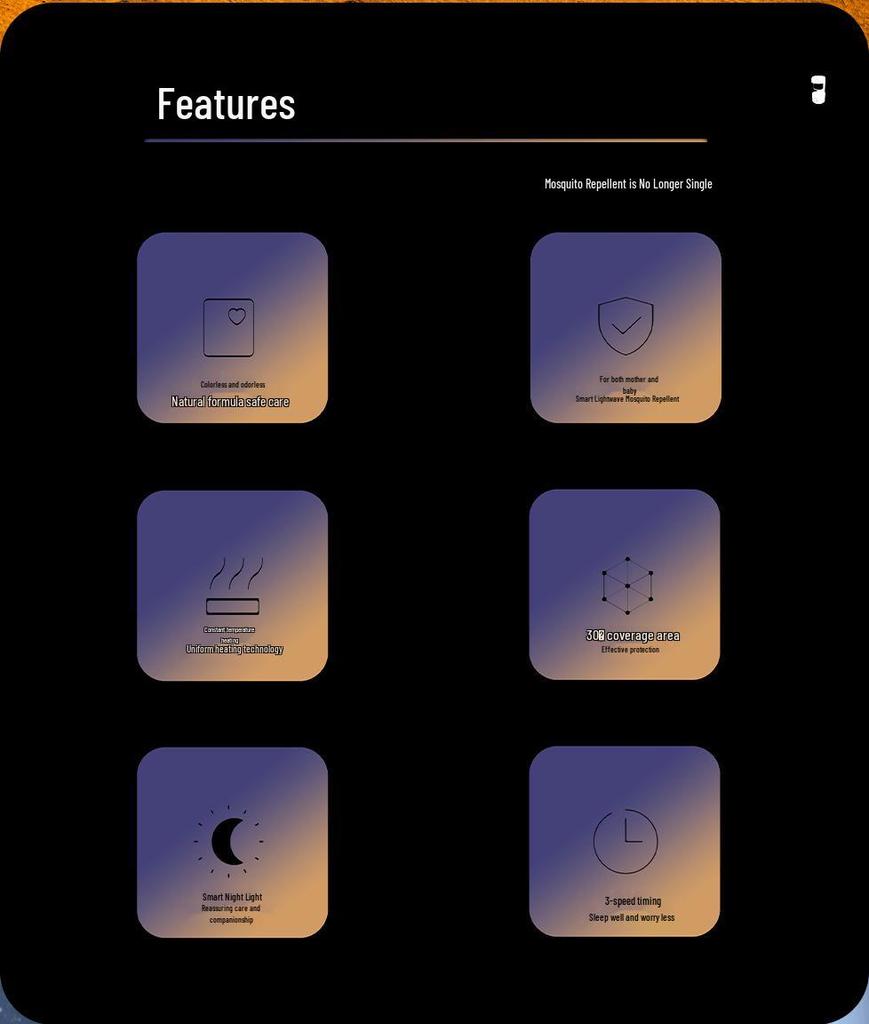 USB Rechargeable Mosquito Repellent Lamp for Kids Indoor/Outdoor Camping