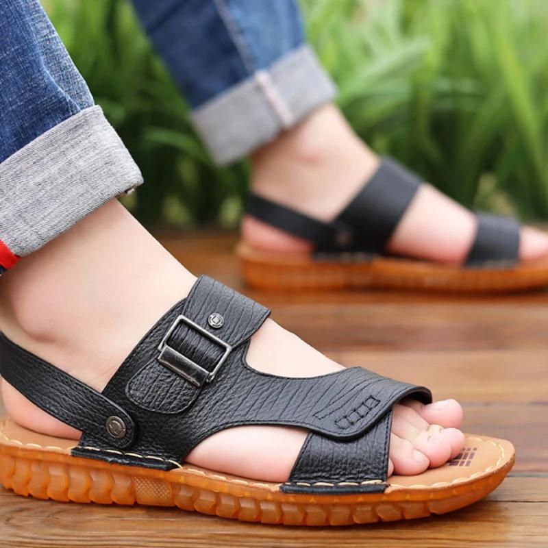 Male Shoe New Design 2024 With Platform Height Non-slip Men's Sandal Luxury Designer Casual In Welcome Deal Trend Styles Stylish