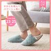 LADONNA Microwave-Ready Gel Hot Water Bottle and Warm Slippers with Pockets (Sage Green)