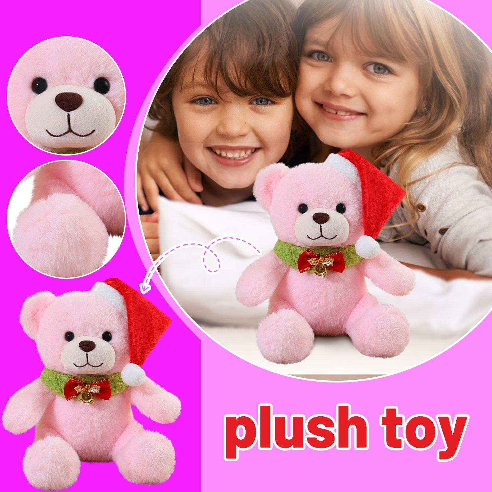 

Колокольчик Рождественский Медведь Плюшевая Игрушка Кукла Милый Медведь Кукла Рождественский Подарок One Size