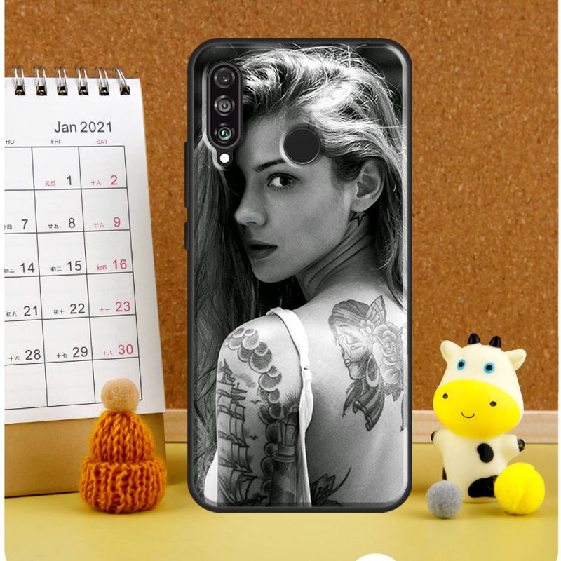 

Sexy Tattoo Girl For Huawei Nova Y61 Y60 Y70 Y72 Y73 Y90 Y91 12i 11i 3i 7i 8i 9 10 SE P20 P40 P30 Lite Case Huawei Nova 8i
