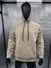 Autumn/Winter Jacquard Heavyweight Men's Warm Hooded Outdoor Sports Hoodie