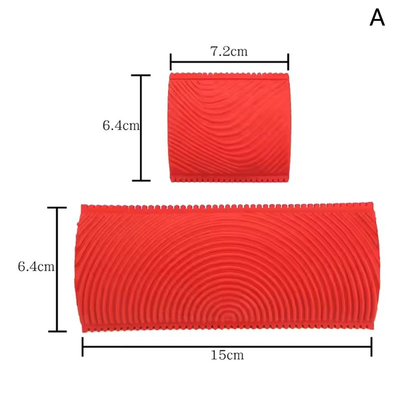 

2 шт./набор резиновый валик кисть инструменты для рисования имитация текстуры дерева роспись стен украшение дома искусство тиснение DIY текстурирование