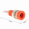 10 PCS 4.0mm Banana Jack Socket Mixed Color Female Adapter Panel Mount Banana Socket Banana Binding Post Test Probes
