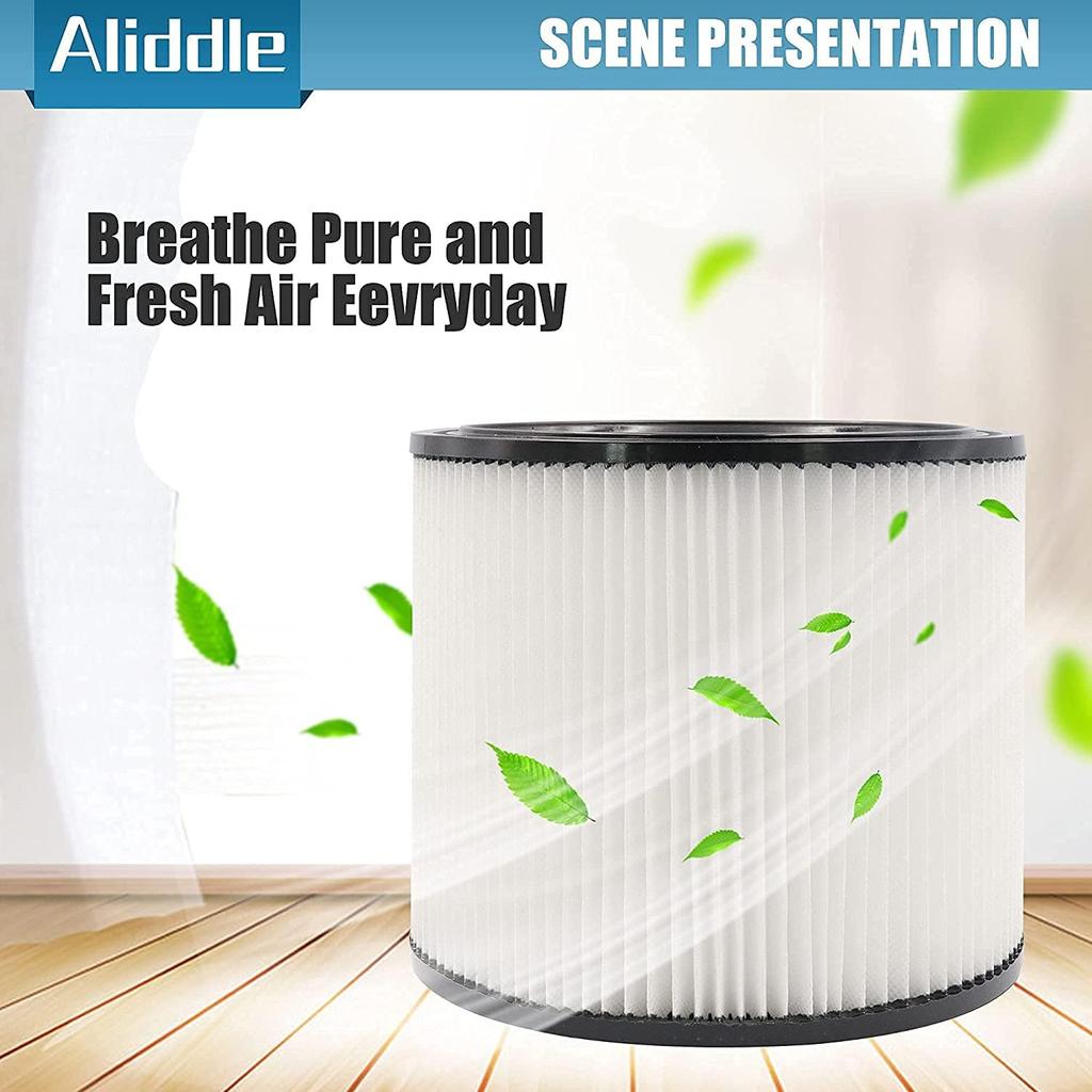 2 Pack Replacement Cartridge Filter Fit for shopvac 90304, 90350, 90333,903-04-00, 9030400,5 Gallon Up Wet/Dry Vacuum Cleaners