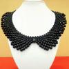 1 Pcs Pearl Bow Pearl Collar Necklace Hand Woven Pearl Necklace Clothing Accessories Women Creative Gifts