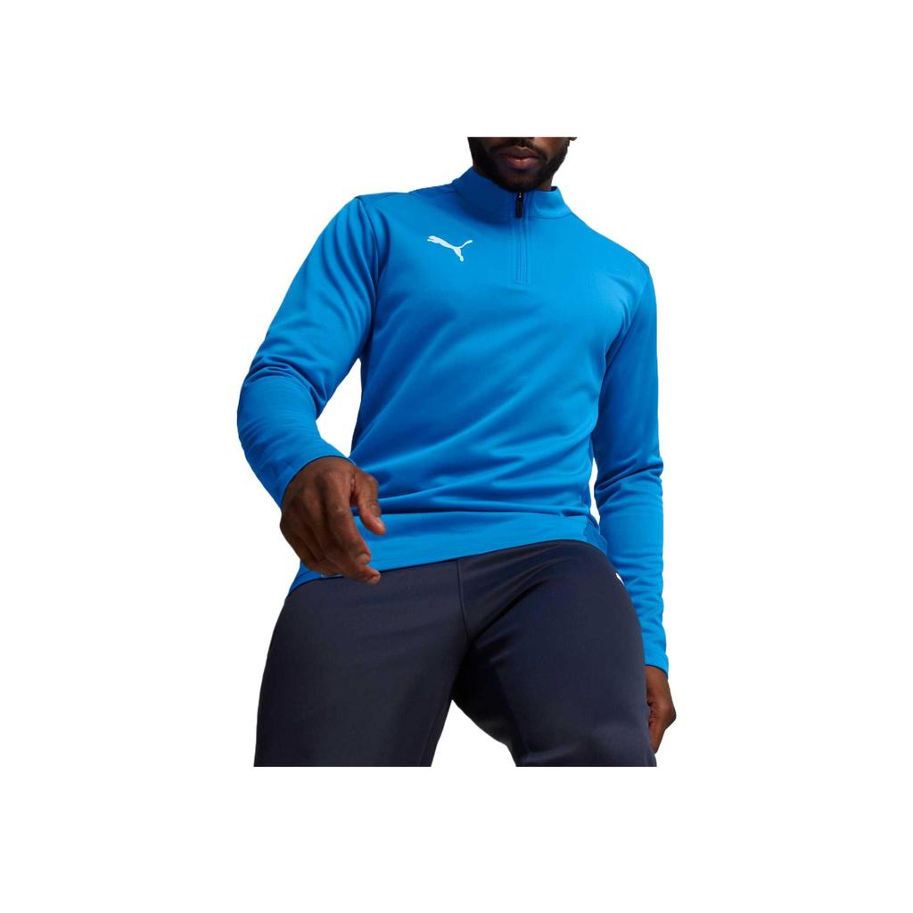 Puma Solid Color Minimalist Logo Fashion Comfortable Long Sleeve Sweatshirt Men Sweatshirt Blue 658629-02