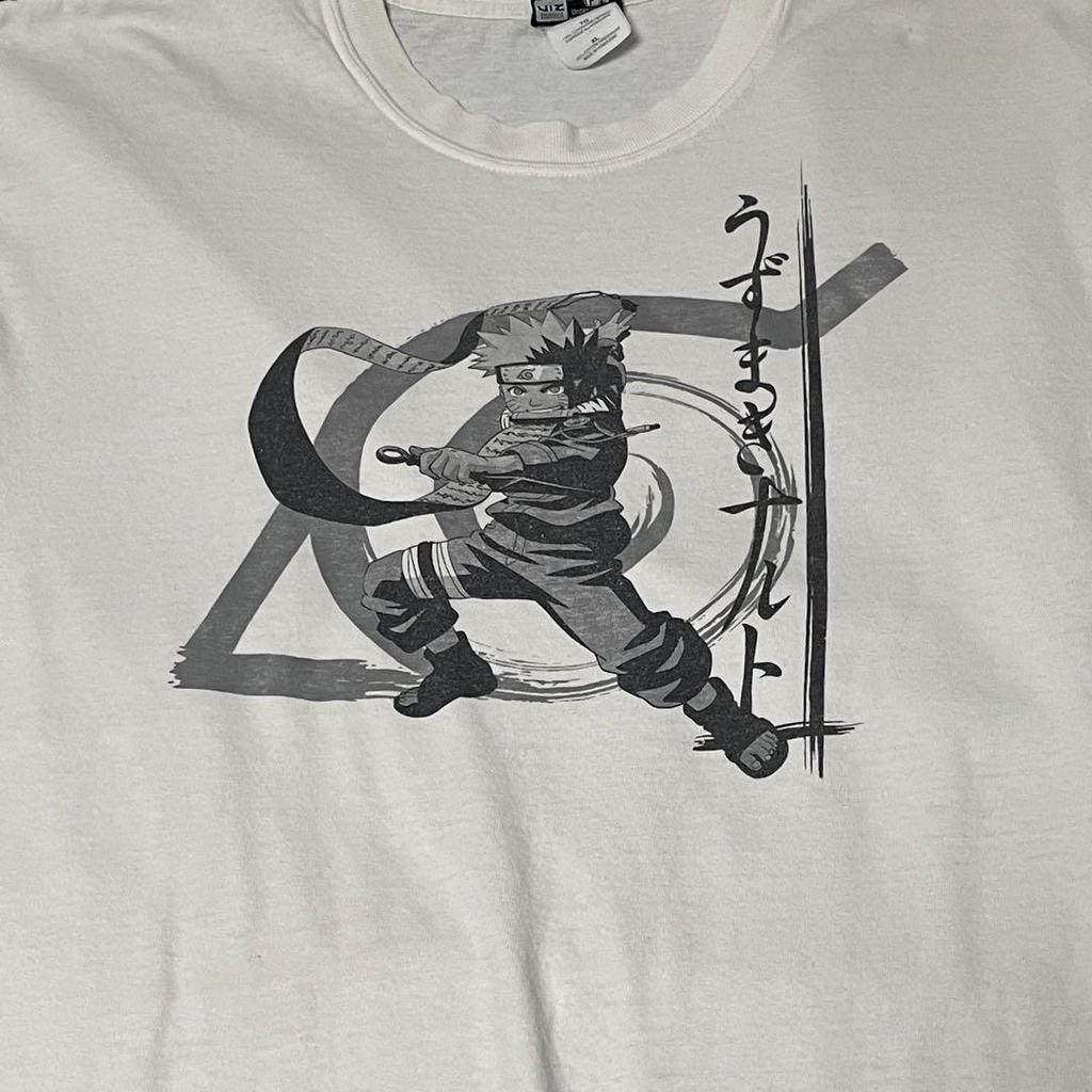 [USED] 2000s Naruto Official Tag Vintage T-Shirt Uzumaki Naruto XL