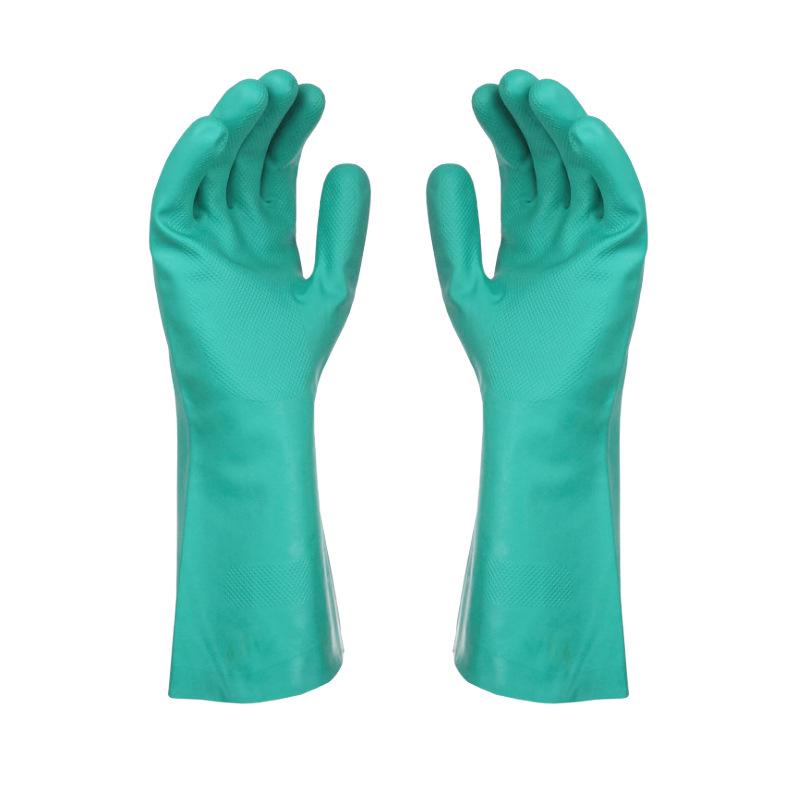 

Женские прочные водонепроницаемые нитриловые резиновые перчатки для уборки кухни Small