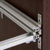 10pack European Standard Aluminum Profile Shelf Brackets for 202 3030 4040 Supports Heavy Type and Easy Installation