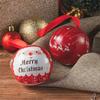 Plastik-Weihnachtsbaumkugeln Blech-Weihnachtsbaumschmuck Heimdekoration