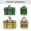 Borsa Portaoggetti Multifunzionale da Esterno 53/81L, Grande Capacità Viaggio e Campeggio Picnic Tenda Sacco a Pelo, Borsa Portatile Impermeabile