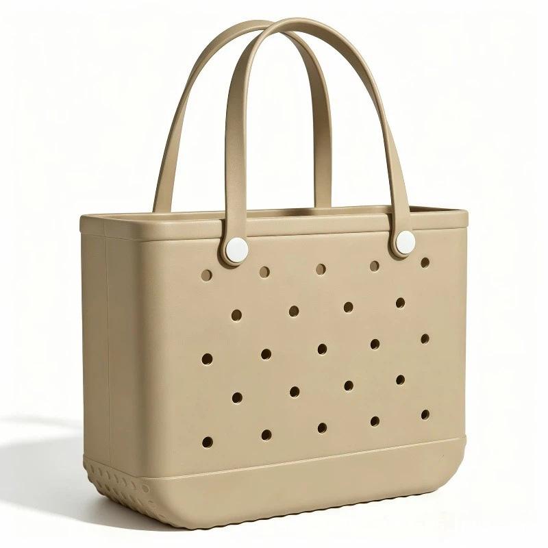 Borsa da Spiaggia EVA Grande Capacità Borsa a Rete Donna Borsa da Viaggio Custodia Accessori Fai-da-te Impermeabile Leggera