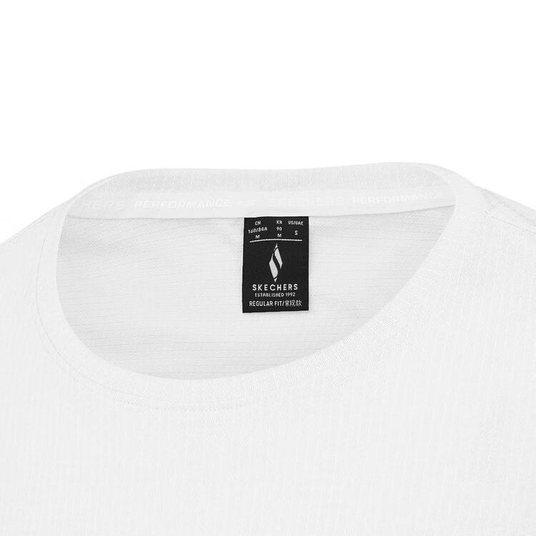 Skechers Godri Soft Skin-Friendly Moisture-Wicking Quick-Dry Breathable Pullover Short Sleeve T-Shirt Women Tops Bright-White P225W016-0019