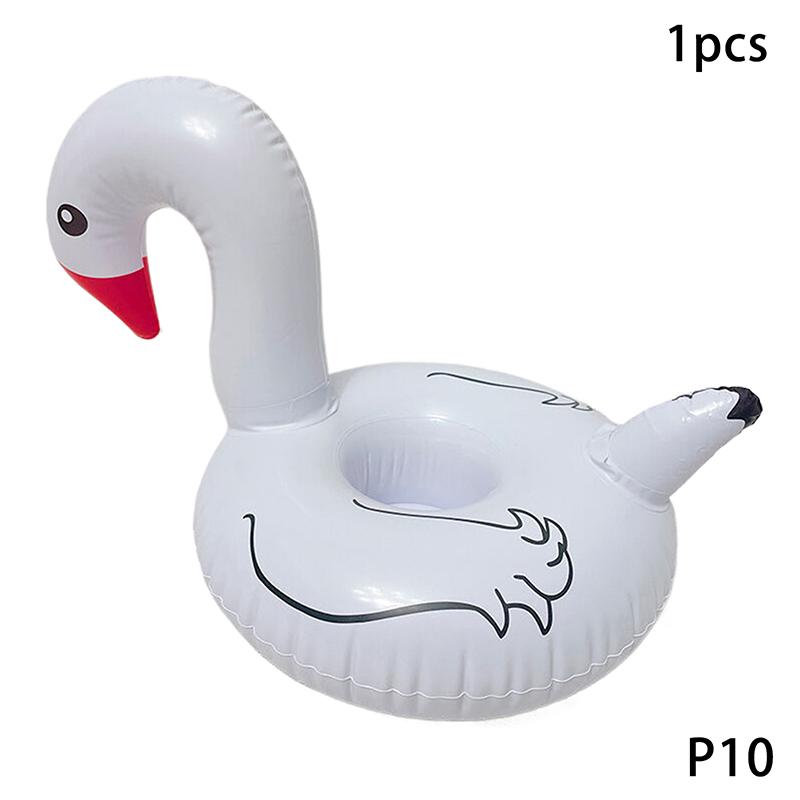Flamingo Swimming Pool Drink Cup Stand Holder Float Toy Coasters Inflatable Drink Holder For Beverage Bottle Pool Party Kids Toy