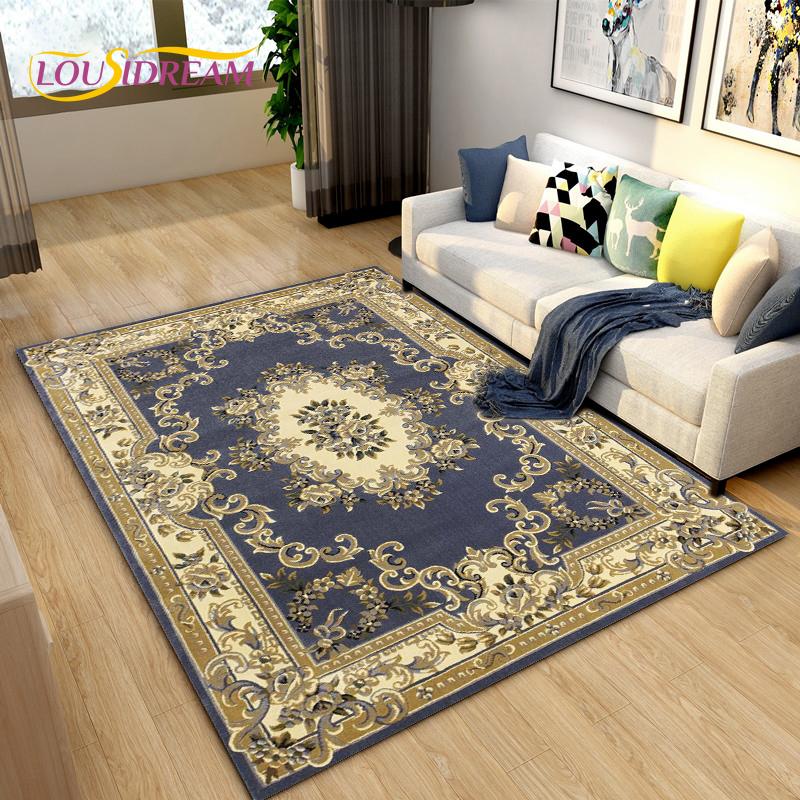 Turkey Persian Printed Area Rug Large,Carpets Rugs for Living Room Bedroom Sofa Decoration,Kitchen Bathroom Non-slip Floor Mat