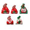 Christmas Gift Bag Knitted Xmas Tree Handbag Christmas Eve Party Favor Bag Reusable Gift Pouch for Festive Gift Packaging