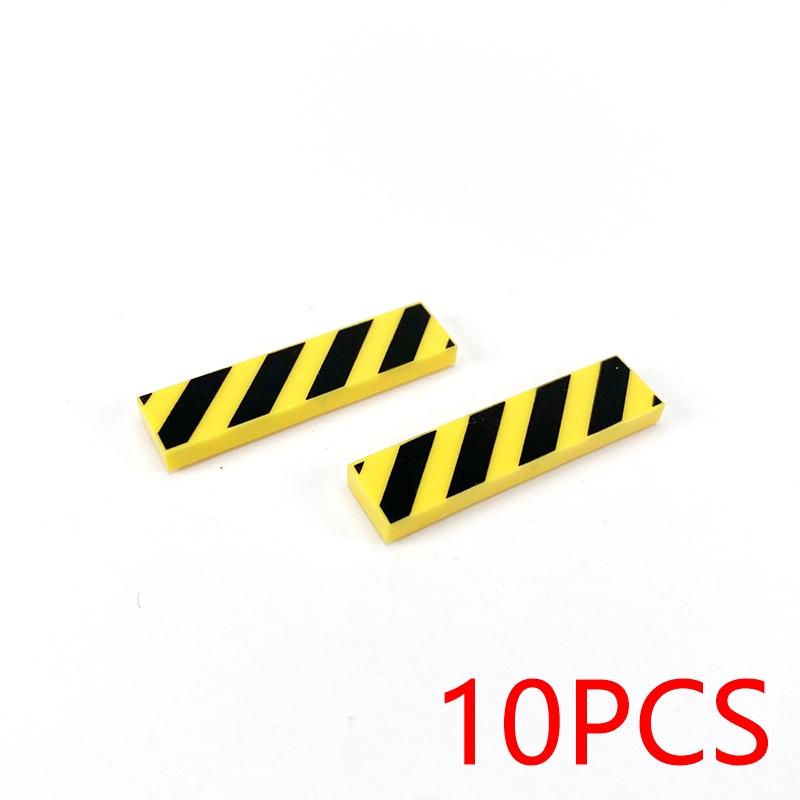 MOC Printed Tile ToyCompatible Brick Accessories Building Blocks City PC Phone Clock Pizza Parts Bricks Children Kids