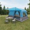 Family Tent with Roof Blue 320 x 210 x 180 cm Polyester