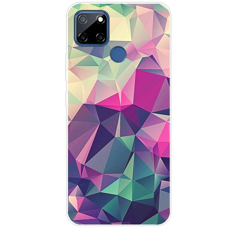 Чехол для Realme 7i RMX2193, 6,5 дюйма, силиконовый мягкий чехол из ТПУ для OPPO Realme C12, чехол для телефона, задняя крышка Realme7i RMX2103, Fundas