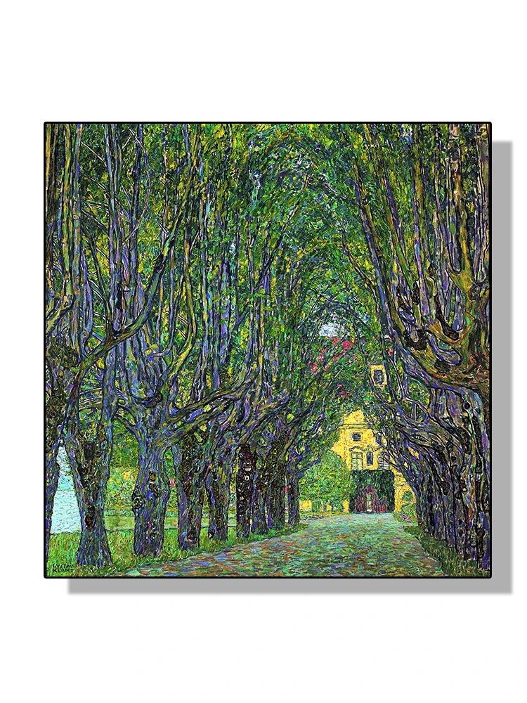 

Густав Климт известные картины цветы пейзаж плакат холст живопись классическая репродукция настенное искусство для комнаты домашний декор 21cm×30cm NoFrame