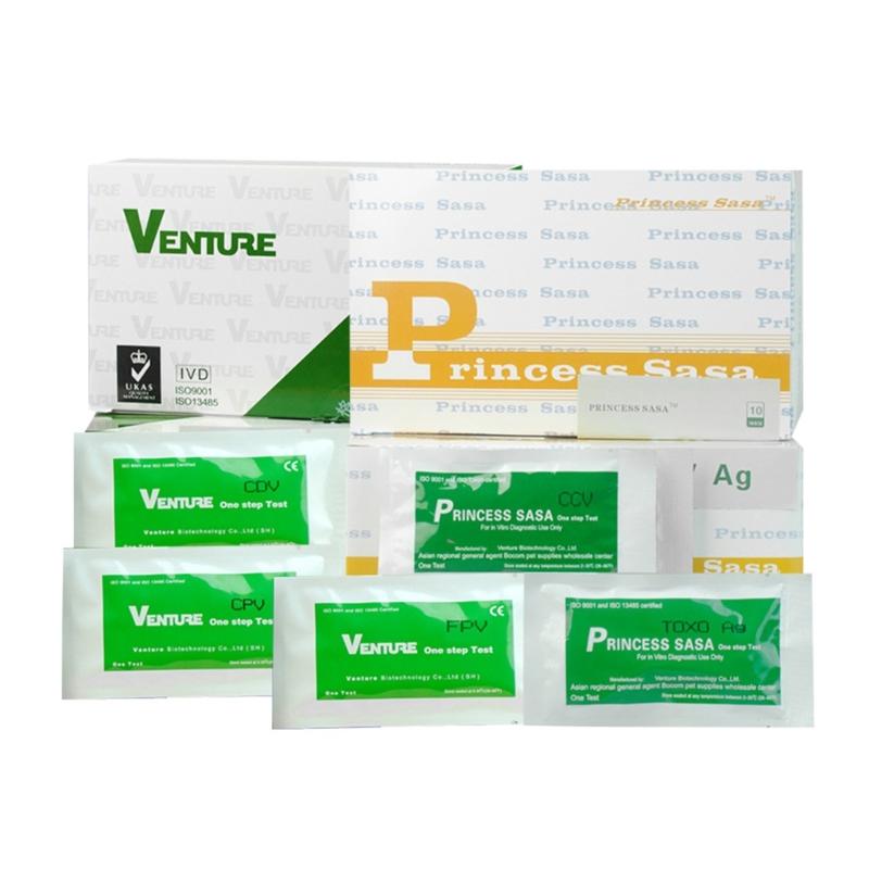 Kituri de Testare pentru Câini Pisici Pahar de Unică Folosință și Sticlă cu Diluant pentru Colectarea Urinei Fecale Detectarea CPV-CDV-FPV-TOXO-CCV