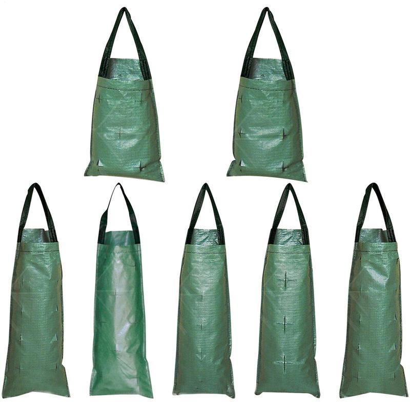 Hanging Strawberry Planting Bag Vertical Garden PE Flower Grow Bag Flower Vegetable Planter Indoor Outdoor Decor