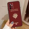 German Italian French Passport Case For Samsung Galaxy A33 A53 A13 A54 A34 A14 A56 A36 A16 A06 A12 A32 A52 A35 A17 A15 A55