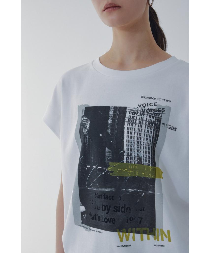 Bobeu Frame Graphic T-Shirt_White 7156240013
