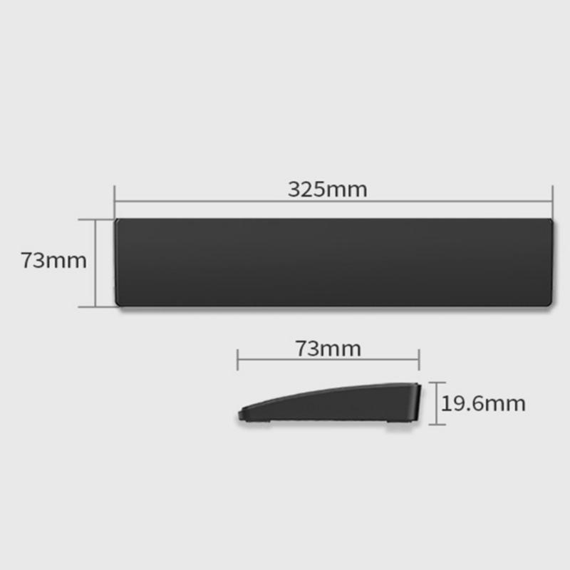 Memory Foam Wrist Cushion For 81 Keyboards Waterproof PU Slip Proof Desktop Grip Ergonomic Wrist Support