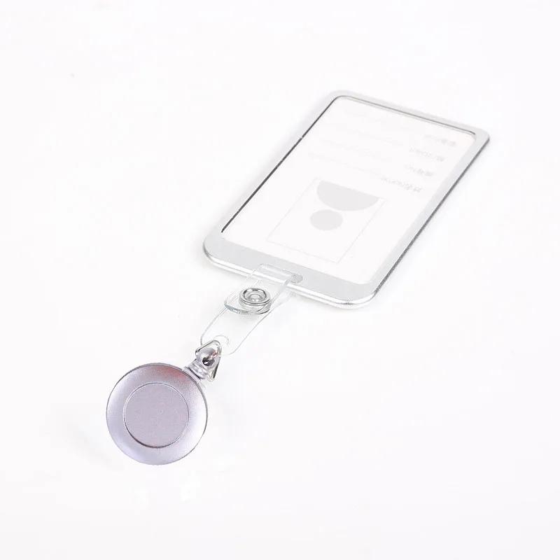 Ausweishalter Krankenschwester-Abzeichenhalter Krankenhaus Kartenhülle Ausziehbarer Abziehbarer Ausweishalter-Clip Kunststoff-Lanyard Namensschild Schlüsselanhänger Kartenclips