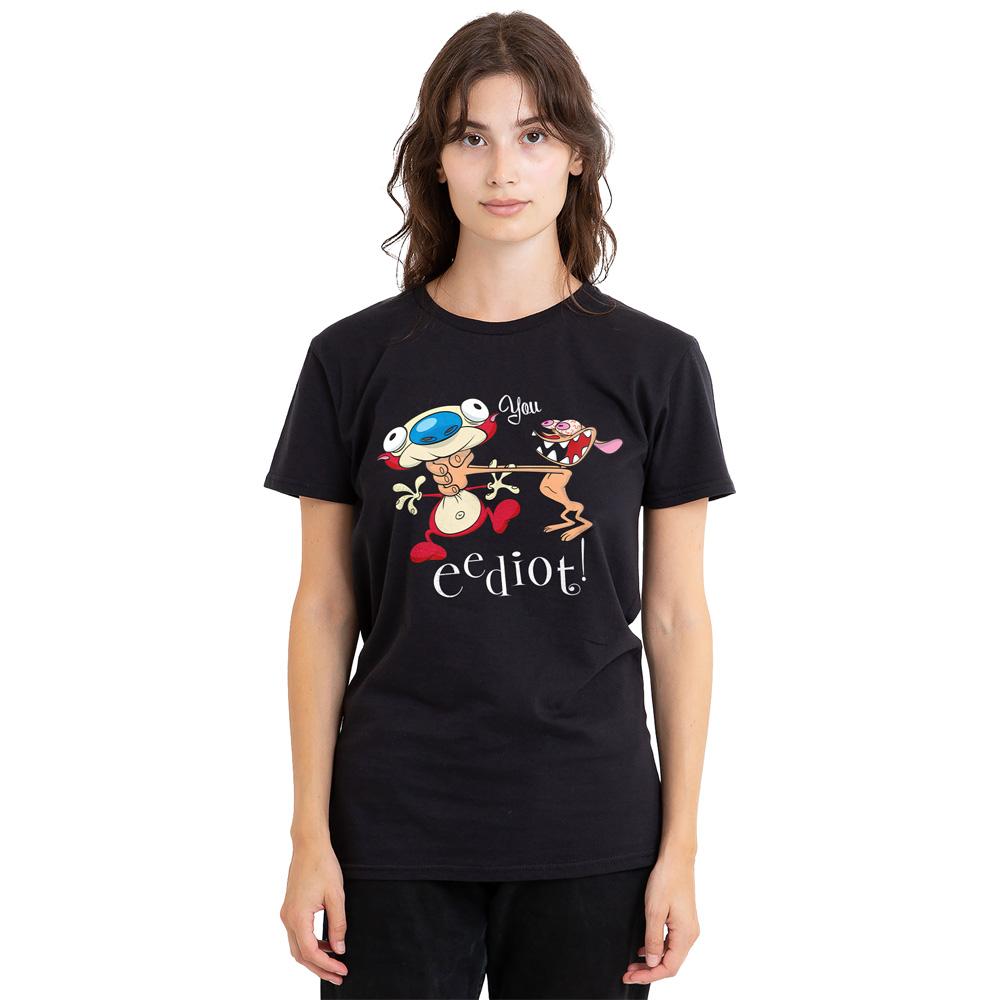Ren & Stimpy Unisex Vuxen You Eediot T-Shirt