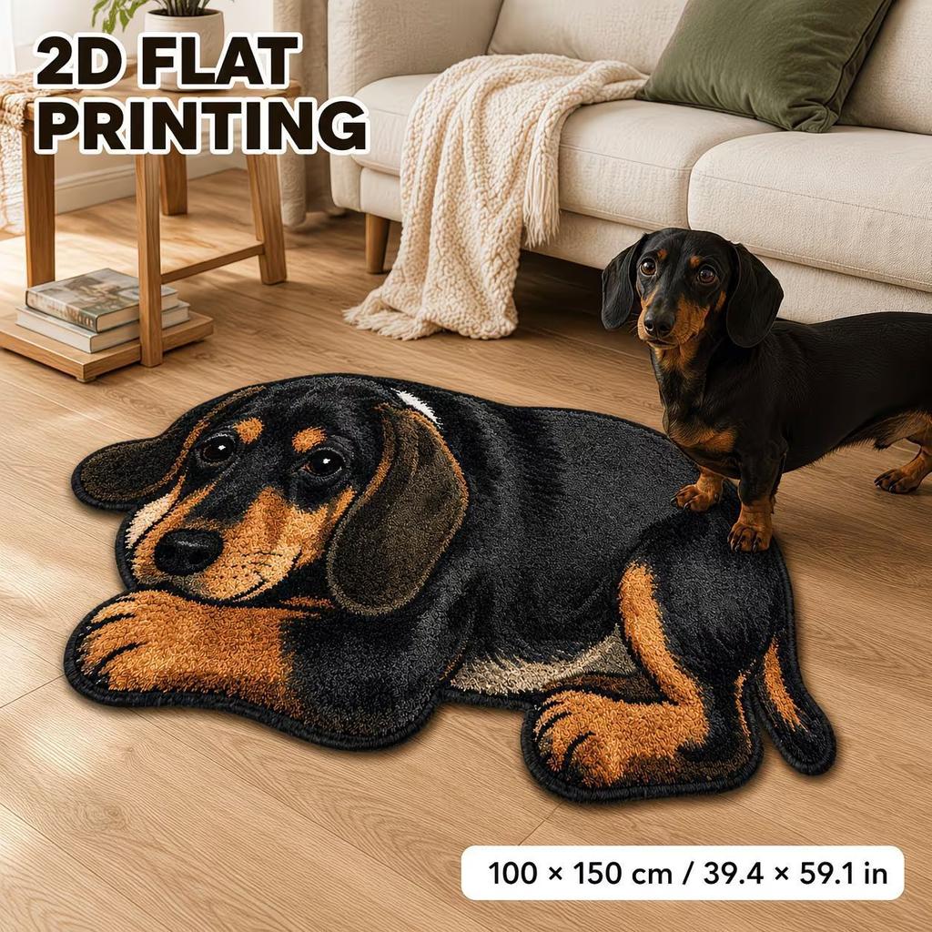 3D Animals Floor Mat, Home Bathroom Floor Mat, Quick-Drying Water Absorbing Foot Mat, Easy-to-Clean Bath Mat