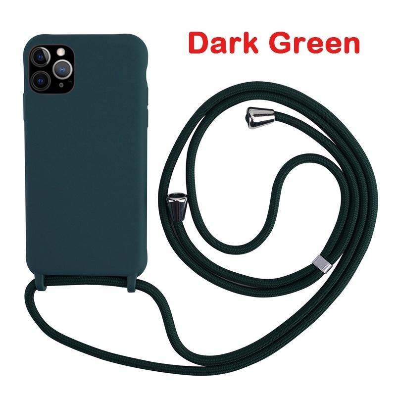 Custodia Laccetto a Tracolla in Silicone per IPhone 16 15 14 13 12 11 Pro Max XSMAX XR 8 7 Samsung S25 S24 S23 S22 S21 Ultra Plus S21FE A15 A55 A16 A53 A14 A54