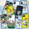 Phone Case for iPhone 17 16 15 Plus XR 16E Huawei P30 P20 Lite Redmi Note 14 12 11 13 Pro Max OPPO A60 A80 A40 A18 A38 A17 A54 Cartoon Doraemon Cover