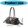 Damen Hobo Handtasche Süße Leder Schultertaschen mit Reißverschluss Lässige Crossbody Tasche mit Abnehmbaren Trägern Geschenke