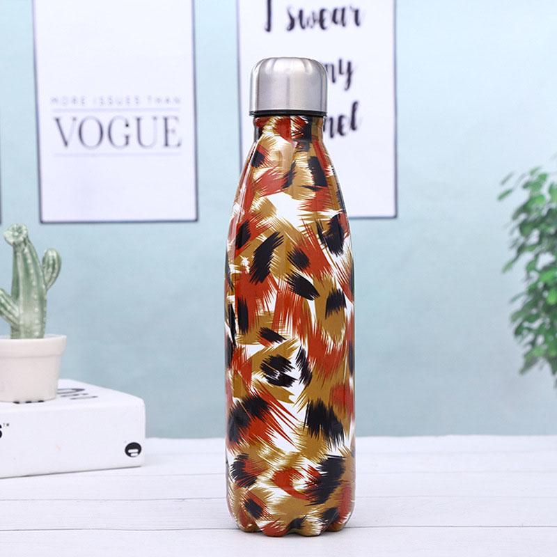 

Stainless Steel Vacuum Insulated Bottle Water Drinks Flask Thermoses 500ml Graffiti