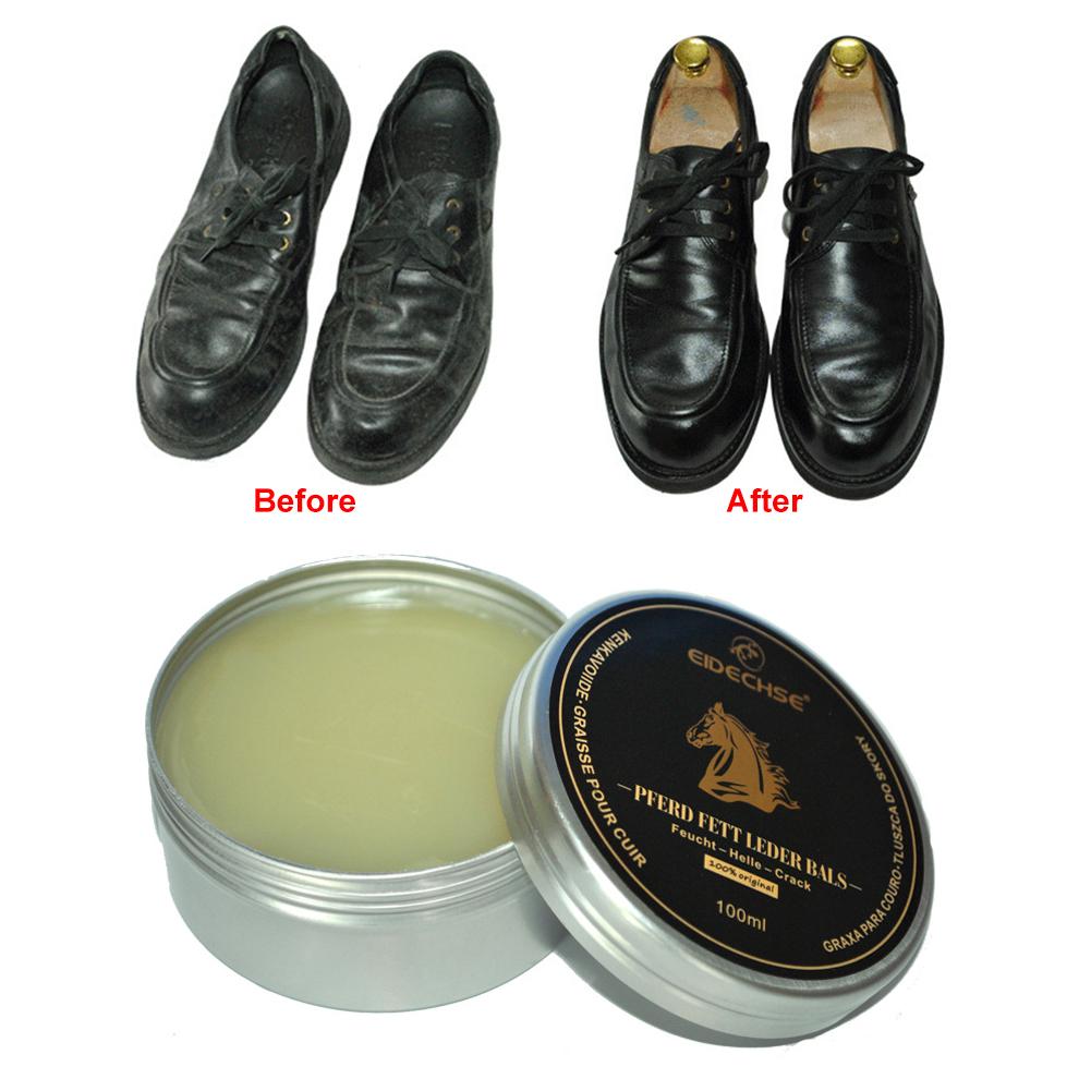 100ML Car Seat Leather Refurbished Wax Leather Shoes Polish Glazing Wax for Leather Renovation, Sofa, Car Seat 1/2PCS