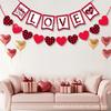 Valentinstag Partyflagge Liebe Valentinstag Paar Feiertagsdekoration Flagge Partydekoration Banner